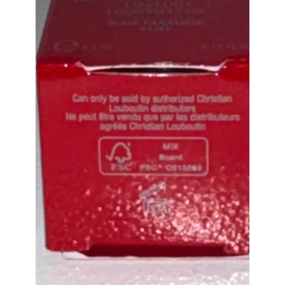 NIB Christian Louboutin Loubibelle Lip Oil Rose Paradise 813O 4.5ml / 0.15 oz